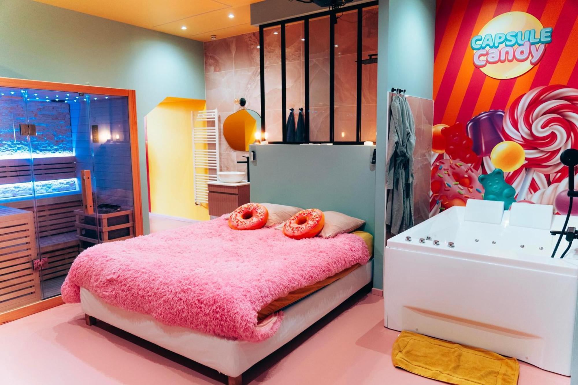 Capsule Bonbon - Balneo - Sauna - Billard - Nintendo Switch Douai Eksteriør bilde